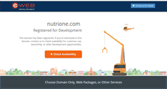 Desktop Screenshot of nutrione.com